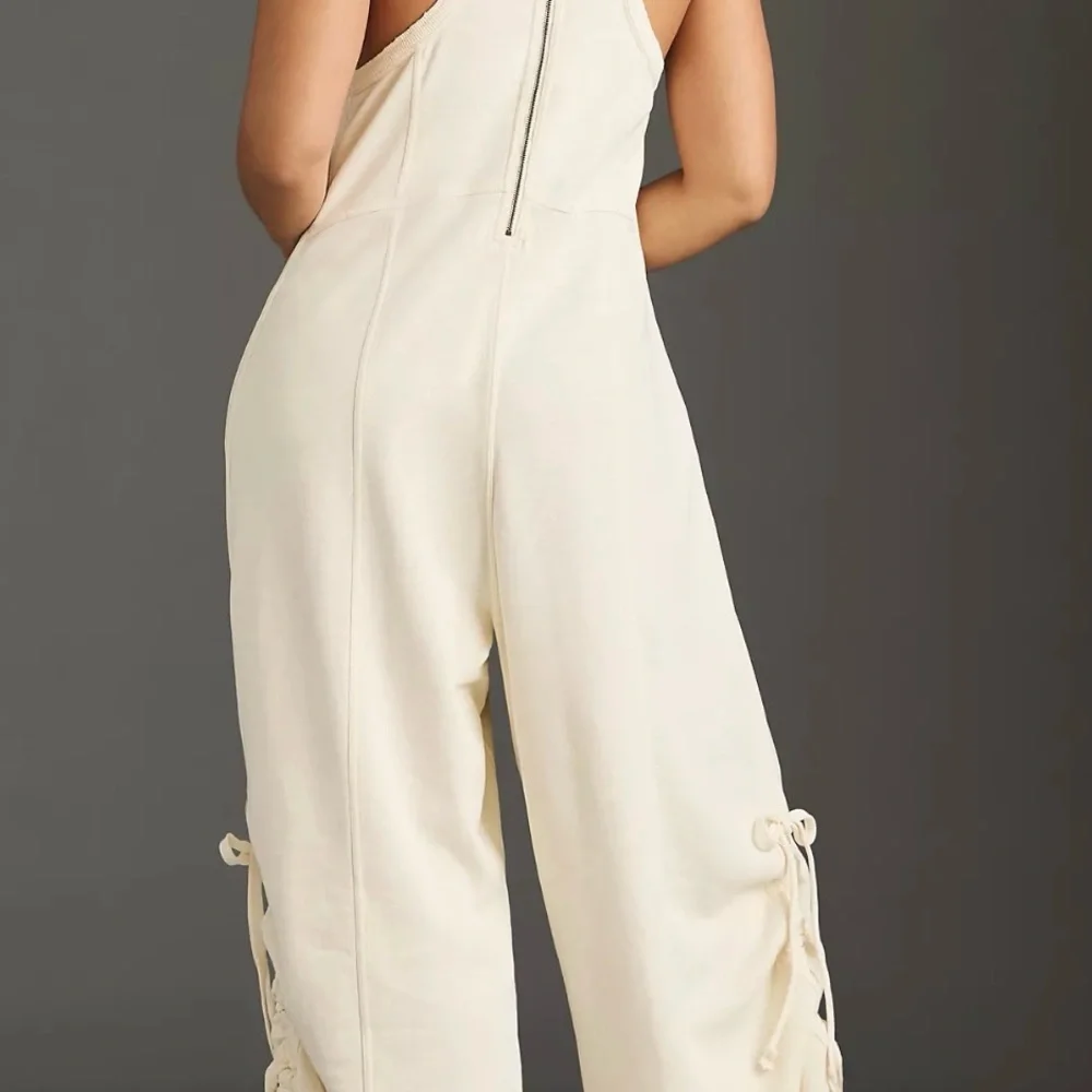 Elegant Cream Jumpsuit - Picture 9 of 13